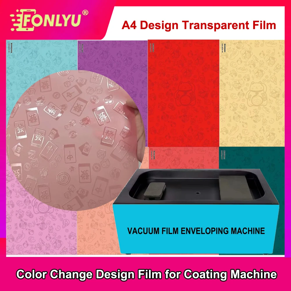 FONLYU A4 Heat Shrink Film Mobile Phone Full Cover Wrapped Color Change Films for iPhone 17 16 15 ProMax Vacuum Wrapping Machin
FONLYU A4 Heat Shrink Film Mobile Phone Full Cover Wrapped Color Change Films for iPhone 17 16 15 ProMax Vacuum Wrapping Machin