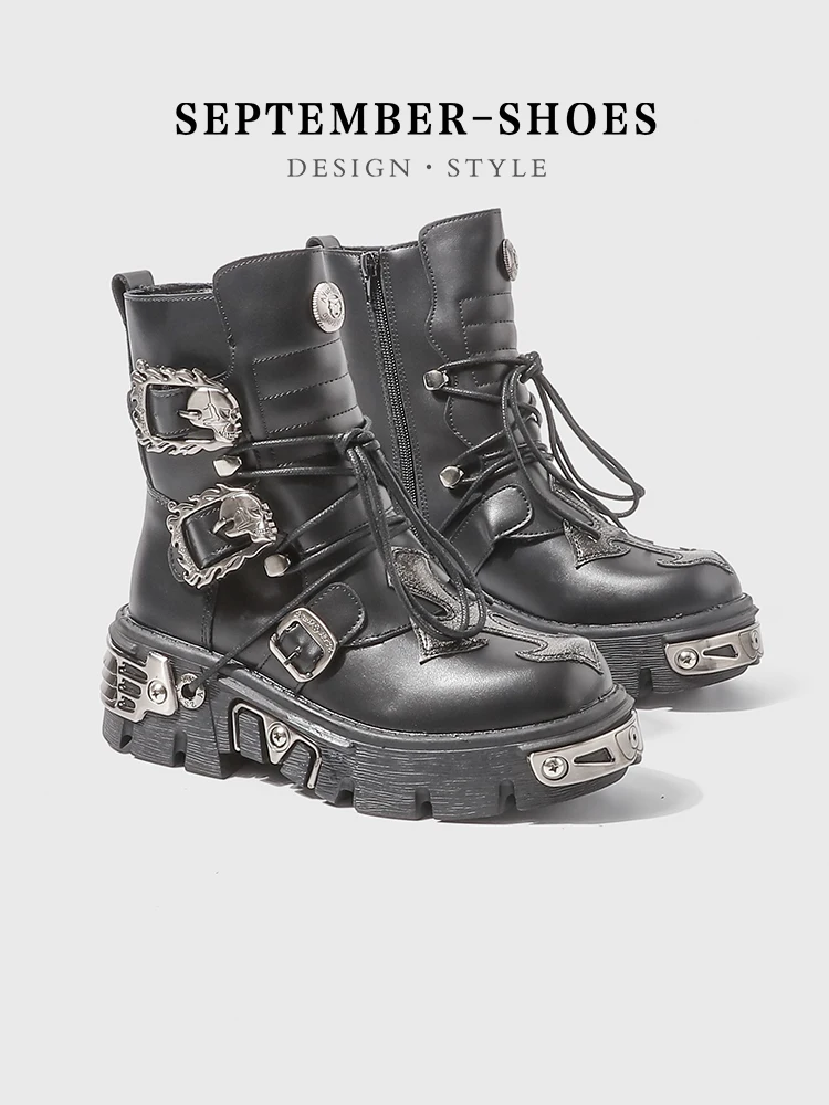 ex Punk Sle Boots Мотоциклетные готические ботинки Briti k Series Heightening Thi Bot Маленькие ence Boots
ex Punk Sle Boots Мотоциклетные готические ботинки Briti k Series Heightening Thi Bot Маленькие ence Boots