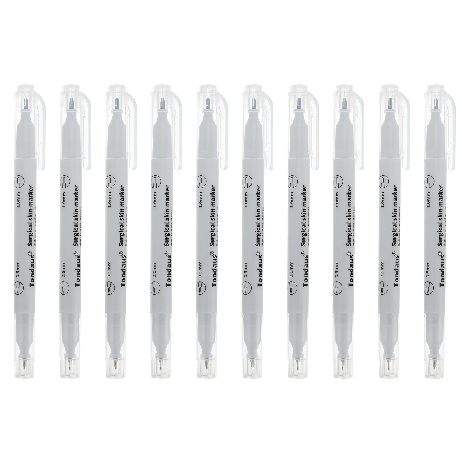10 Pcs Tattoo Marker Pen Surgical Skin Double Head Pens Medical Puncture Abs Marking
10 Pcs Tattoo Marker Pen Surgical Skin Double Head Pens Medical Puncture Abs Marking