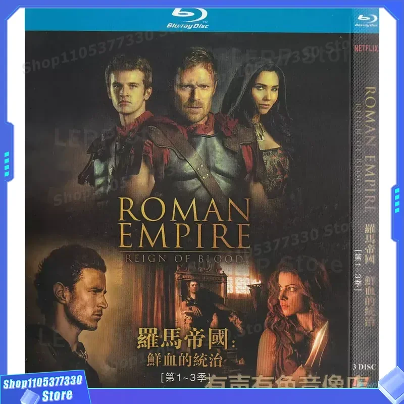 History Documentary Roman Empire Reign of Blood Season 1–3 Genuine High Definition BD Blu-ray 3 Disc
History Documentary Roman Empire Reign of Blood Season 1–3 Genuine High Definition BD Blu-ray 3 Disc