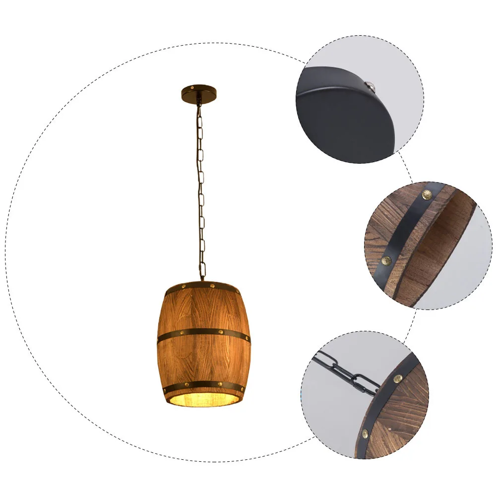 1 Set Of Wooden Barrel Hanging Light Industrial Retro Style Adjustable Ceiling Lamp For Restaurant Decor Lighting
1 Set Of Wooden Barrel Hanging Light Industrial Retro Style Adjustable Ceiling Lamp For Restaurant Decor Lighting