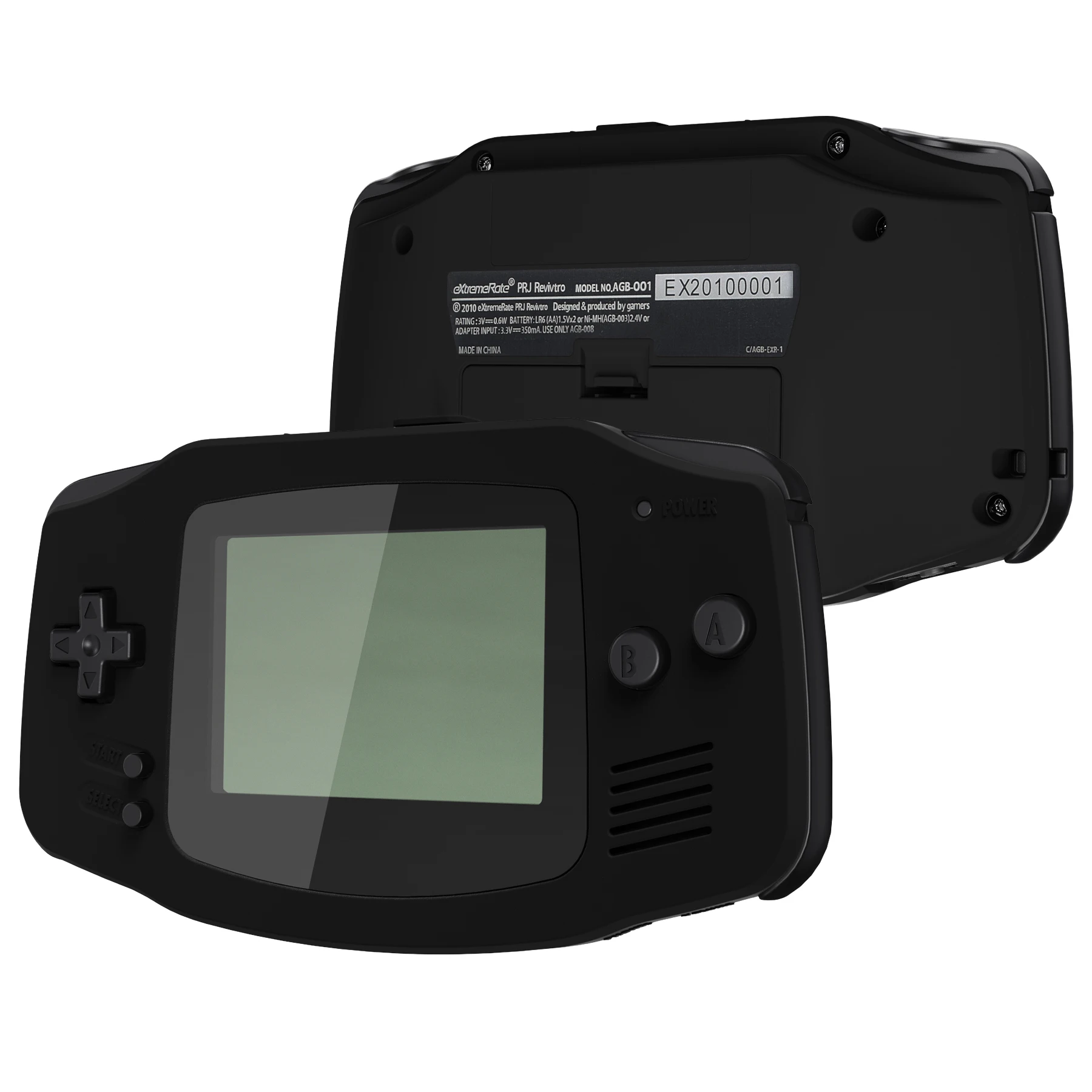 eXtremeRate IPS Ready Upgraded Replacement Shell Full Housing Cover Buttons for Gameboy Advance - Black Black
eXtremeRate IPS Ready Upgraded Replacement Shell Full Housing Cover Buttons for Gameboy Advance - Black Black