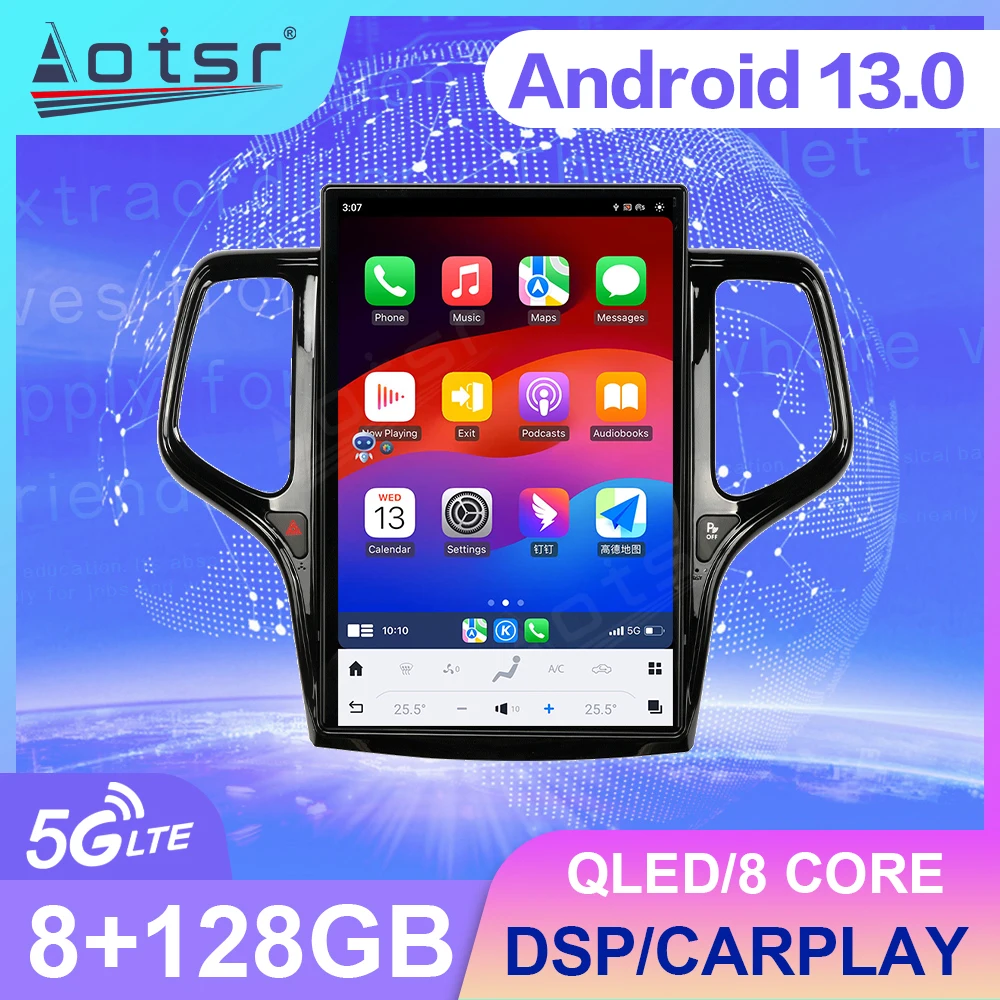 Автомобильное радио Android 13 для Jeep Grand Cherokee 2014 2015 2016 2017 2018 2019 2020 2021 2022 2023 2024 Мультимедийный GPS Carplay
Автомобильное радио Android 13 для Jeep Grand Cherokee 2014 2015 2016 2017 2018 2019 2020 2021 2022 2023 2024 Мультимедийный GPS Carplay