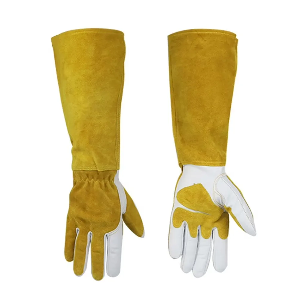 Long Sleeves Leather Welding Gloves for Men Heat Resistant Barbecue Stove Fire Gloves Puncture Resistant Gloves for Garden
Long Sleeves Leather Welding Gloves for Men Heat Resistant Barbecue Stove Fire Gloves Puncture Resistant Gloves for Garden