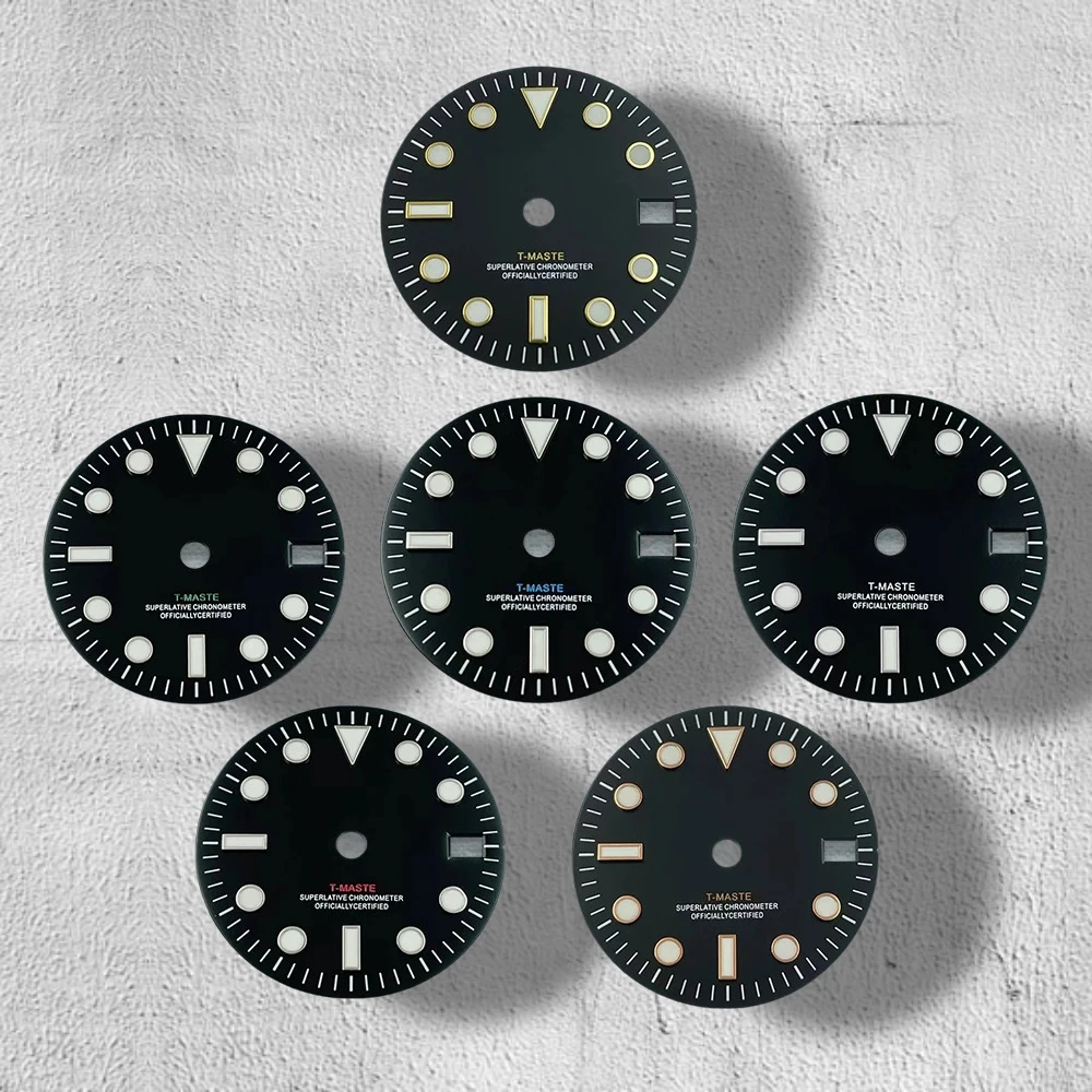 28.5mm Print S Logo GMT Dial Fit NH34 Japanese Movement Ice Blue Luminous Watch Modification Accessories
28.5mm Print S Logo GMT Dial Fit NH34 Japanese Movement Ice Blue Luminous Watch Modification Accessories