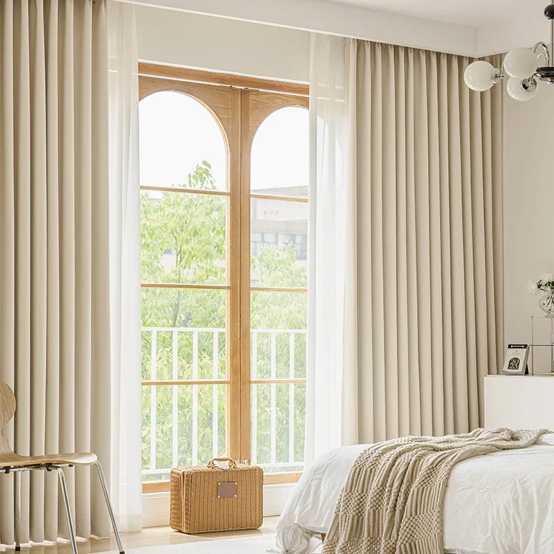 Light French Beige High Shading Chenille Simple Curtains for Living Room Bedroom Dining Warm Colors Study Decor Custom Size
Light French Beige High Shading Chenille Simple Curtains for Living Room Bedroom Dining Warm Colors Study Decor Custom Size