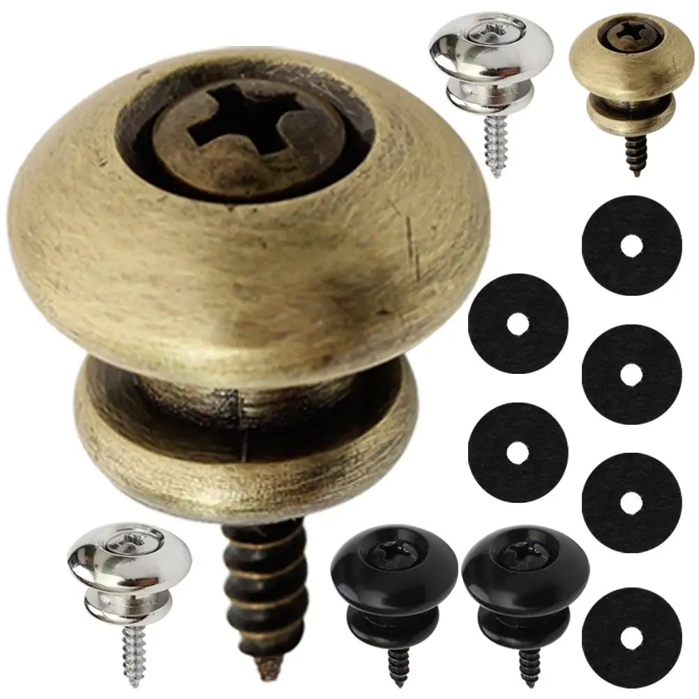 6 Pcs Guitar Strap Button Electric Lock Bass Accessory Buttons Acoustic Pin Locks Iron Anti-slip
6 Pcs Guitar Strap Button Electric Lock Bass Accessory Buttons Acoustic Pin Locks Iron Anti-slip
