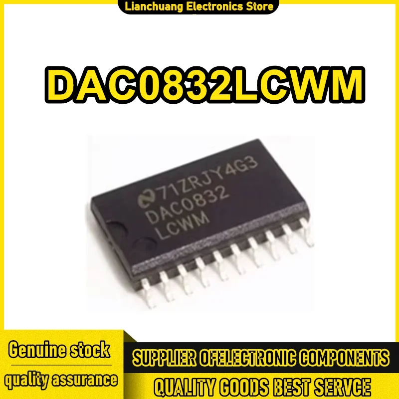 DAC0832LCWM DAC0832 SOP20 8-битный аналого-цифровой преобразователь, новый, оригинальный, в наличии
DAC0832LCWM DAC0832 SOP20 8-битный аналого-цифровой преобразователь, новый, оригинальный, в наличии