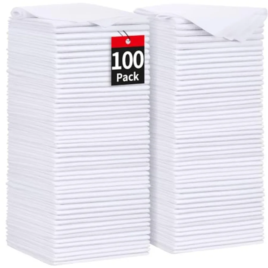 White Microfiber Cleaning Cloths, 100 Pack Shop Towels Rags, Bulk Absorbent Lint-Free Detailing Cleaning Rags Microfiber Towels
White Microfiber Cleaning Cloths, 100 Pack Shop Towels Rags, Bulk Absorbent Lint-Free Detailing Cleaning Rags Microfiber Towels