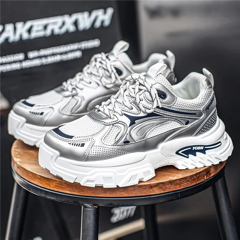 2026 NEW Men's Chunky Dad Sneakers Breathable Mesh Upper Thick Sole Non-slip Shock-absorbing Casual Shoes for Daily & Sports
2026 NEW Men's Chunky Dad Sneakers Breathable Mesh Upper Thick Sole Non-slip Shock-absorbing Casual Shoes for Daily & Sports