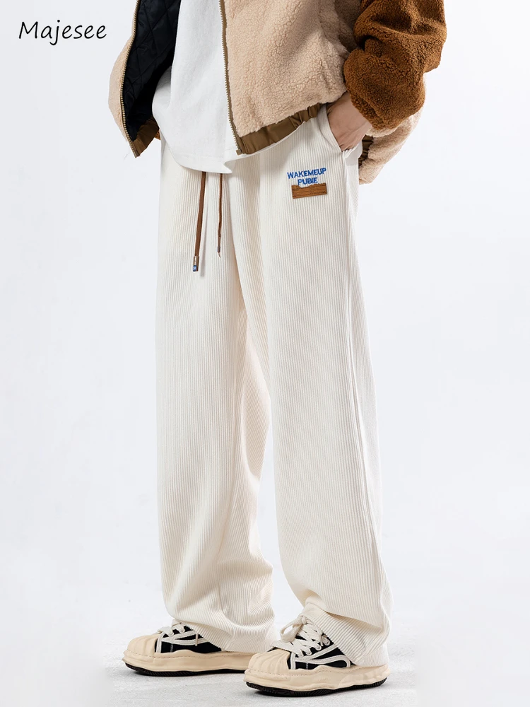 Casual Pants Men All-match Loose Streetwear Straight Appliques Spring Summer Pleated Embroidery Korean Style Male Fashion Simple
Casual Pants Men All-match Loose Streetwear Straight Appliques Spring Summer Pleated Embroidery Korean Style Male Fashion Simple