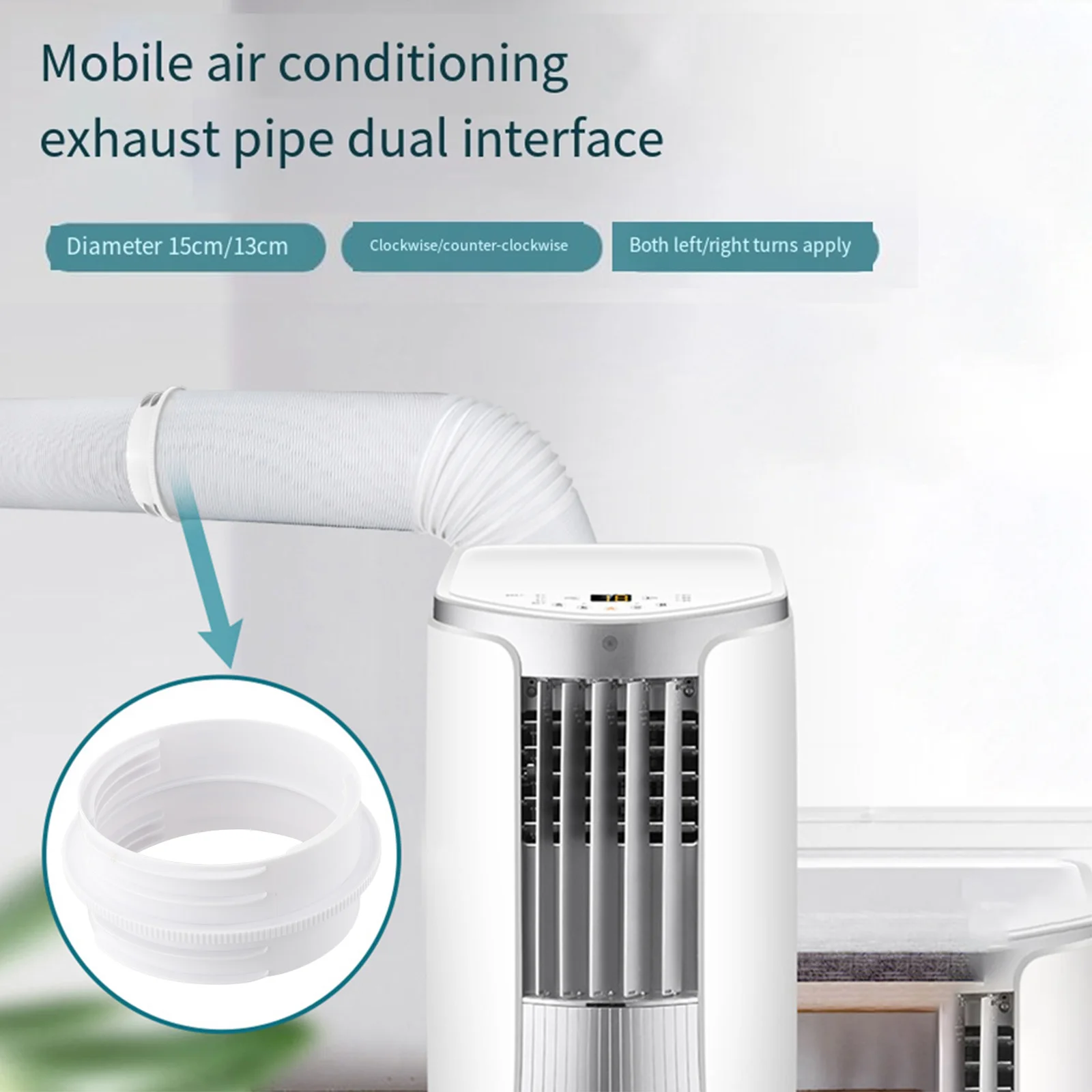 1 Piece Air Conditioning Exhaust Hose Connector Hose Reducer Exhaust Pipe Interface Connector Heating Cooling Vent 13/15CM
1 Piece Air Conditioning Exhaust Hose Connector Hose Reducer Exhaust Pipe Interface Connector Heating Cooling Vent 13/15CM