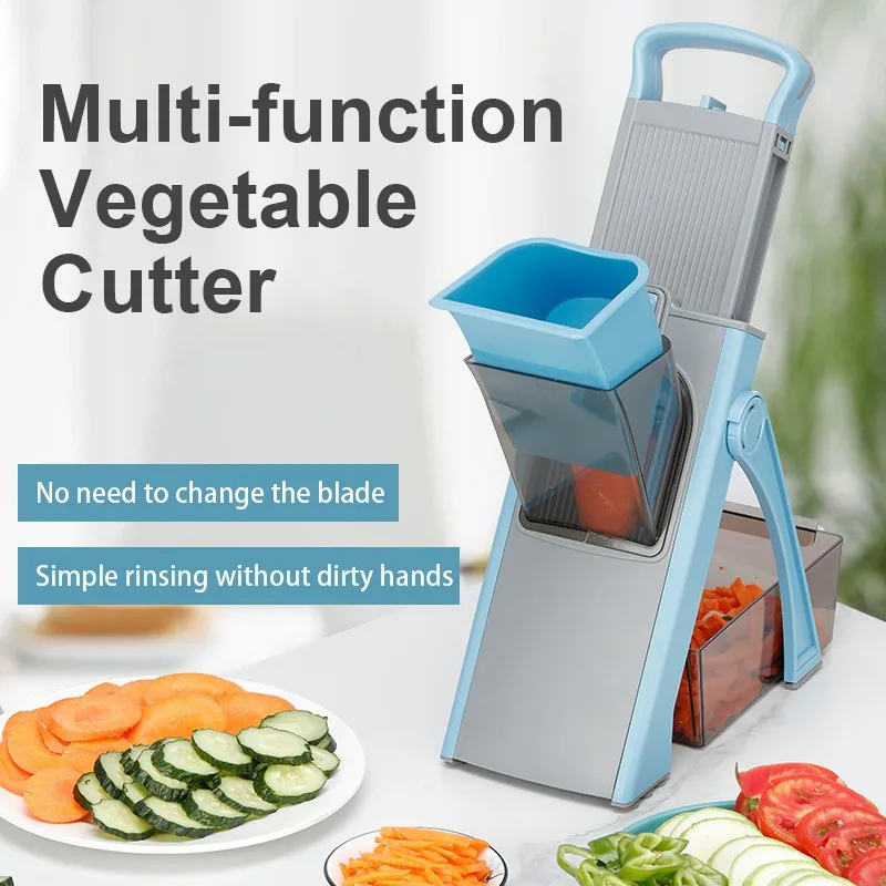Stainless Steel Modern Vegetable Slicer Multifunctional Convenient Removable Vegetable Slicer Simple Fashional Kitchen Tools
Stainless Steel Modern Vegetable Slicer Multifunctional Convenient Removable Vegetable Slicer Simple Fashional Kitchen Tools