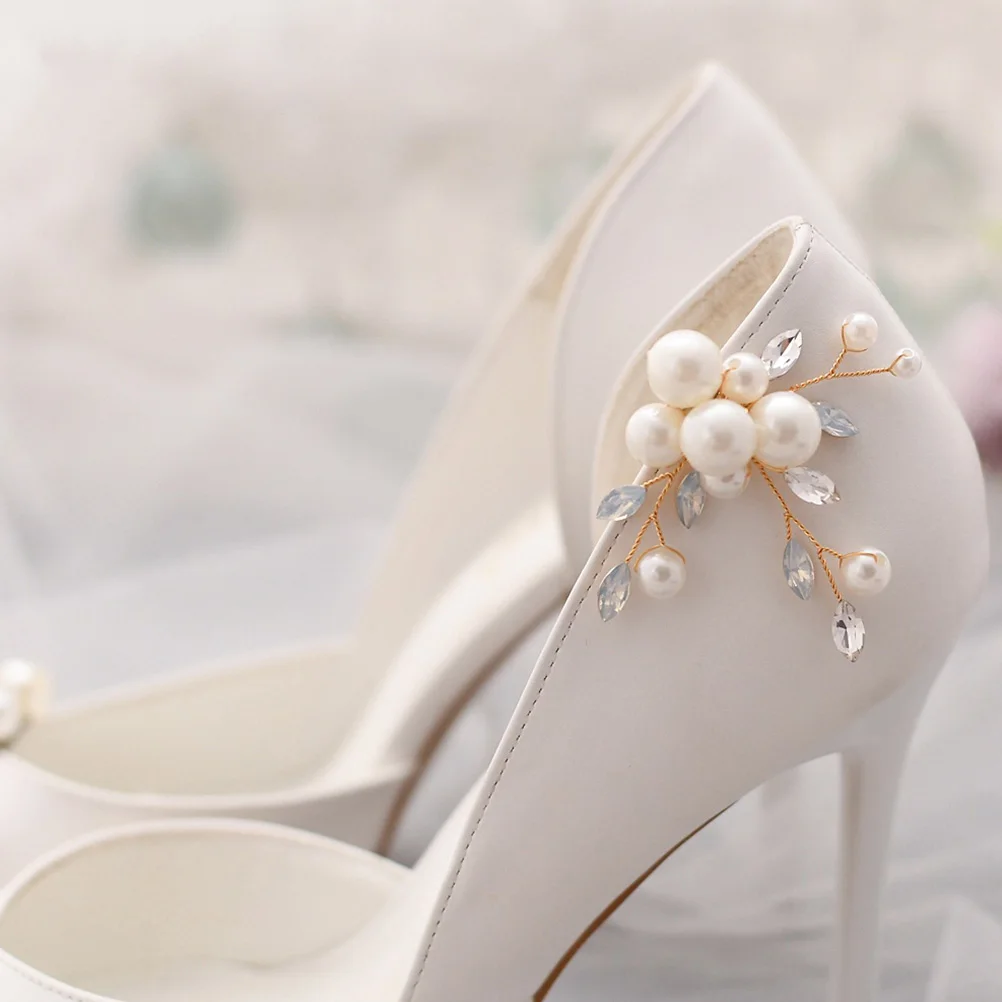 Pearl Buckle Shoes Decorative Supplies High Heel Wedding Accessories Removable Flower Alloy Pearl Shoe Buckles Bridal Shoe
Pearl Buckle Shoes Decorative Supplies High Heel Wedding Accessories Removable Flower Alloy Pearl Shoe Buckles Bridal Shoe