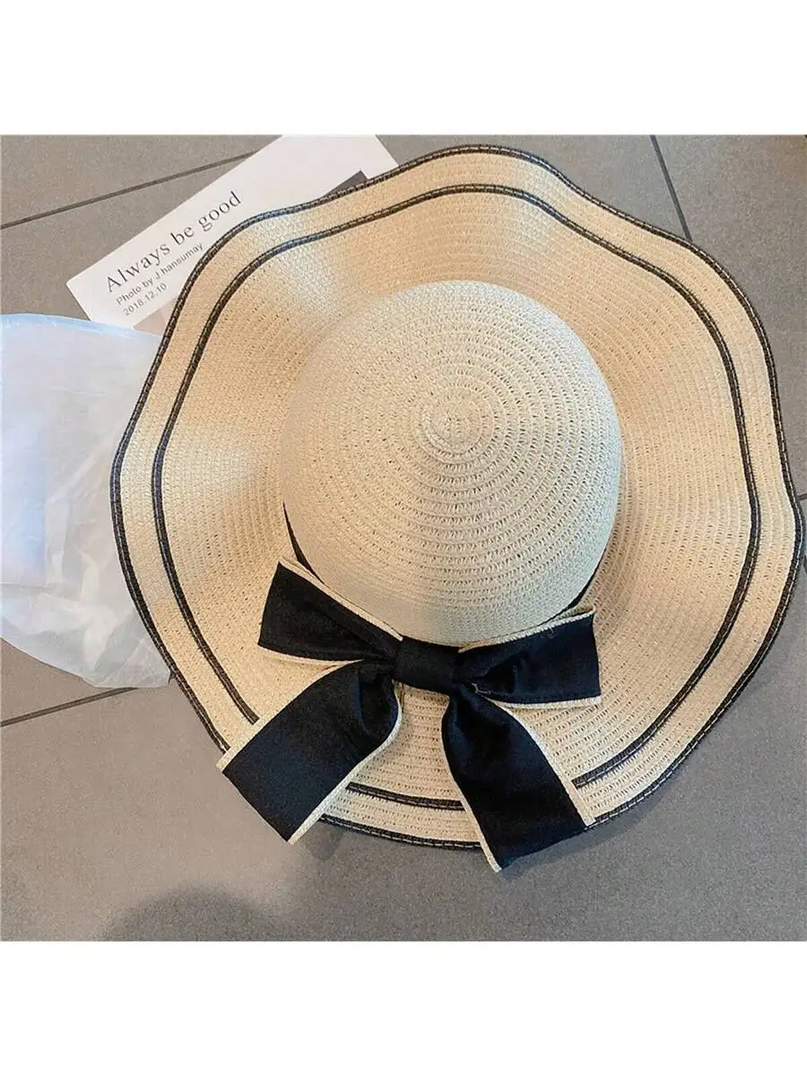 Womens Straw Sun Hat With Bow Trim For Beach Travel Summer Outdoor
Womens Straw Sun Hat With Bow Trim For Beach Travel Summer Outdoor