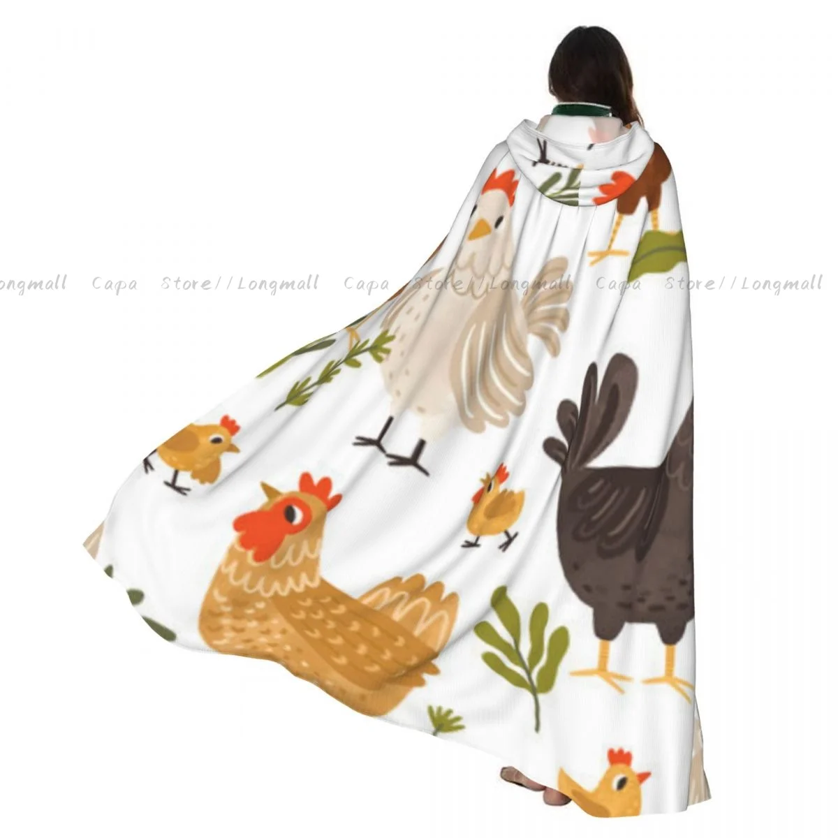 Cosplay Medieval Costumes Cute Roosters Chickens Hens And Plants Hooded Cloak Capes Long Robes Jackets Coat Carnival
Cosplay Medieval Costumes Cute Roosters Chickens Hens And Plants Hooded Cloak Capes Long Robes Jackets Coat Carnival