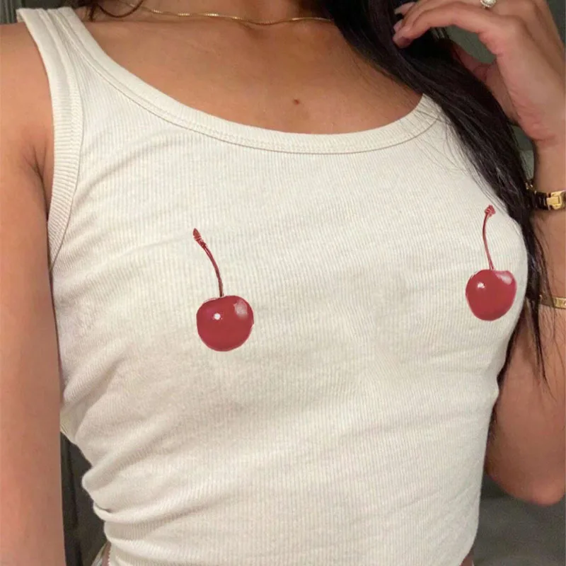 2025 New Summer Women's Vest! Solid Vest with Cherry Print, Sweet & Spicy Style, Slimming & Flattering
2025 New Summer Women's Vest! Solid Vest with Cherry Print, Sweet & Spicy Style, Slimming & Flattering