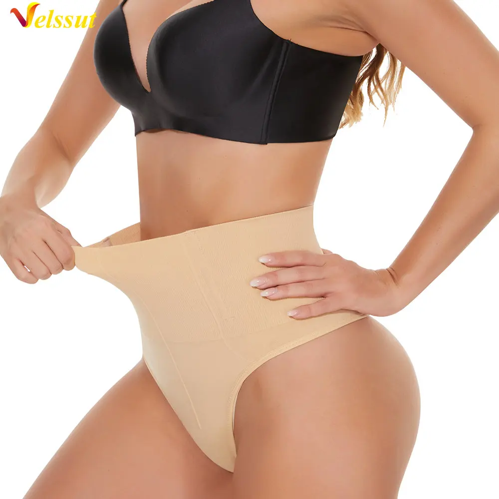 Velssut Body Shaper Thong for Women Tummy Control Shorts Seamless Mid Waist Panties Slimming Shapewear Flat Belly Sexy Underwear
Velssut Body Shaper Thong for Women Tummy Control Shorts Seamless Mid Waist Panties Slimming Shapewear Flat Belly Sexy Underwear