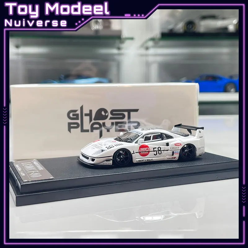 GHOST PLAYER 1:64 Scale Diecast Alloy Car Model Custom LBWK Ferrari F40 No.58 Paint Exquisite Nice Detailed Replica Perfect Gift
GHOST PLAYER 1:64 Scale Diecast Alloy Car Model Custom LBWK Ferrari F40 No.58 Paint Exquisite Nice Detailed Replica Perfect Gift