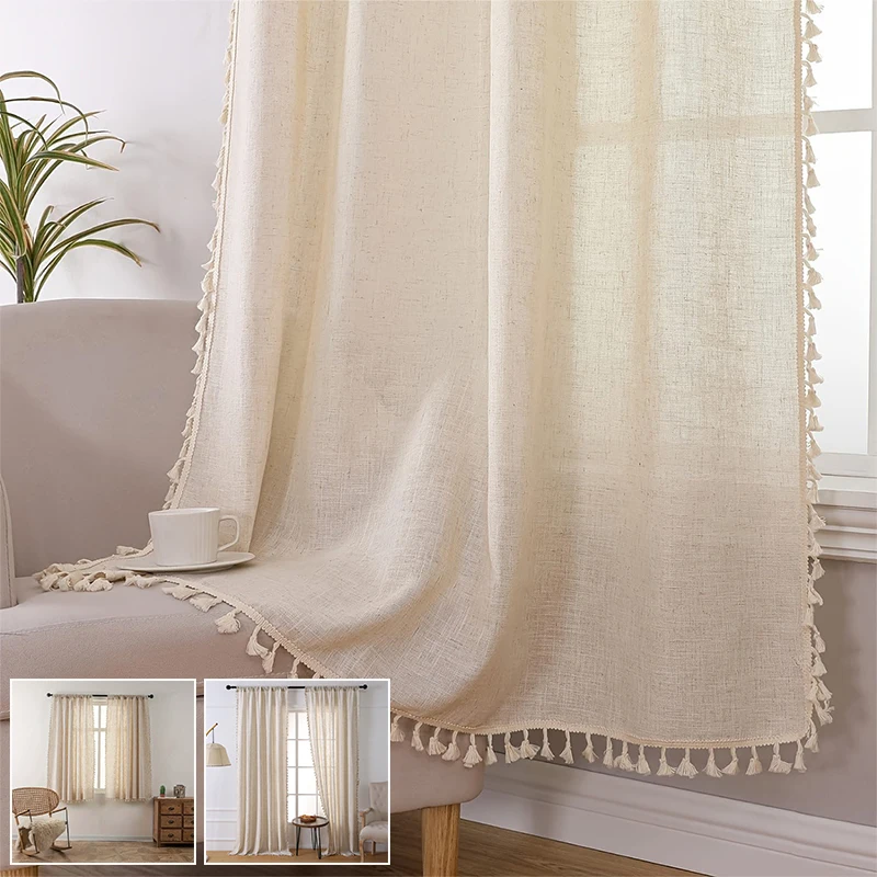Bohemian Style Wrinkled Linen Texture Balcony Bedroom Screen Curtain,sheer Bedroom Curtain/Table Linen/curtains for Living Room
Bohemian Style Wrinkled Linen Texture Balcony Bedroom Screen Curtain,sheer Bedroom Curtain/Table Linen/curtains for Living Room