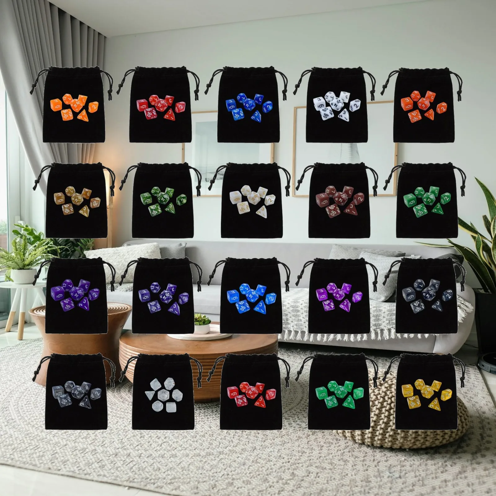 Portable Polyhedral Dices Role Playing Game Dices for Card Games Party Games Table Games
Portable Polyhedral Dices Role Playing Game Dices for Card Games Party Games Table Games