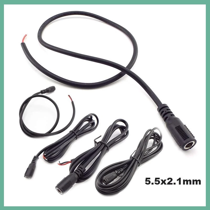 DC 5.5*2.1mm Female Plug Power Supply Cable DIY Extension 20 AWG Jack Cord DC Connector For Copper Extension Power Cord E3
DC 5.5*2.1mm Female Plug Power Supply Cable DIY Extension 20 AWG Jack Cord DC Connector For Copper Extension Power Cord E3