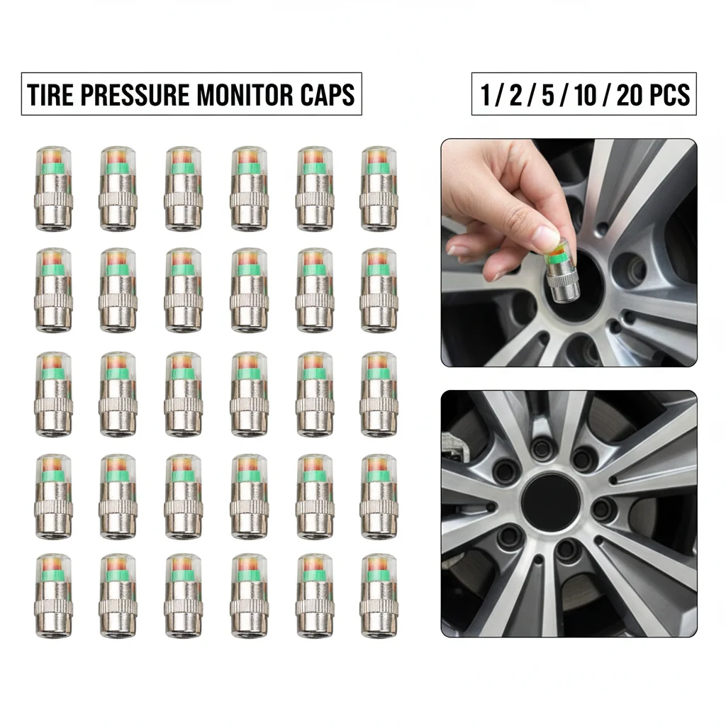 Car Tyre Pressure Gauge Caps - Cars Tire Air Pressure Monitor Alert Indicator Valve Cap Gauge Essential Car Accessories
Car Tyre Pressure Gauge Caps - Cars Tire Air Pressure Monitor Alert Indicator Valve Cap Gauge Essential Car Accessories