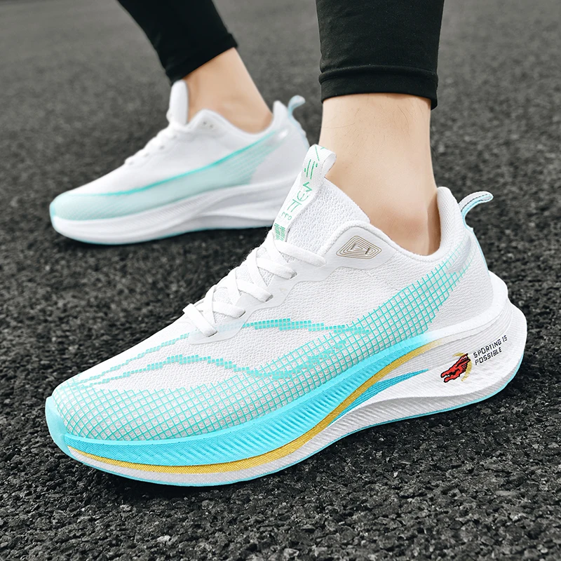 Мужская спортивная обувь, легкие гоночные кроссовки из карбоновой пластины, зимняя амортизация, противоскользящие, износостойкие, дышащие.
Мужская спортивная обувь, легкие гоночные кроссовки из карбоновой пластины, зимняя амортизация, противоскользящие, износостойкие, дышащие.