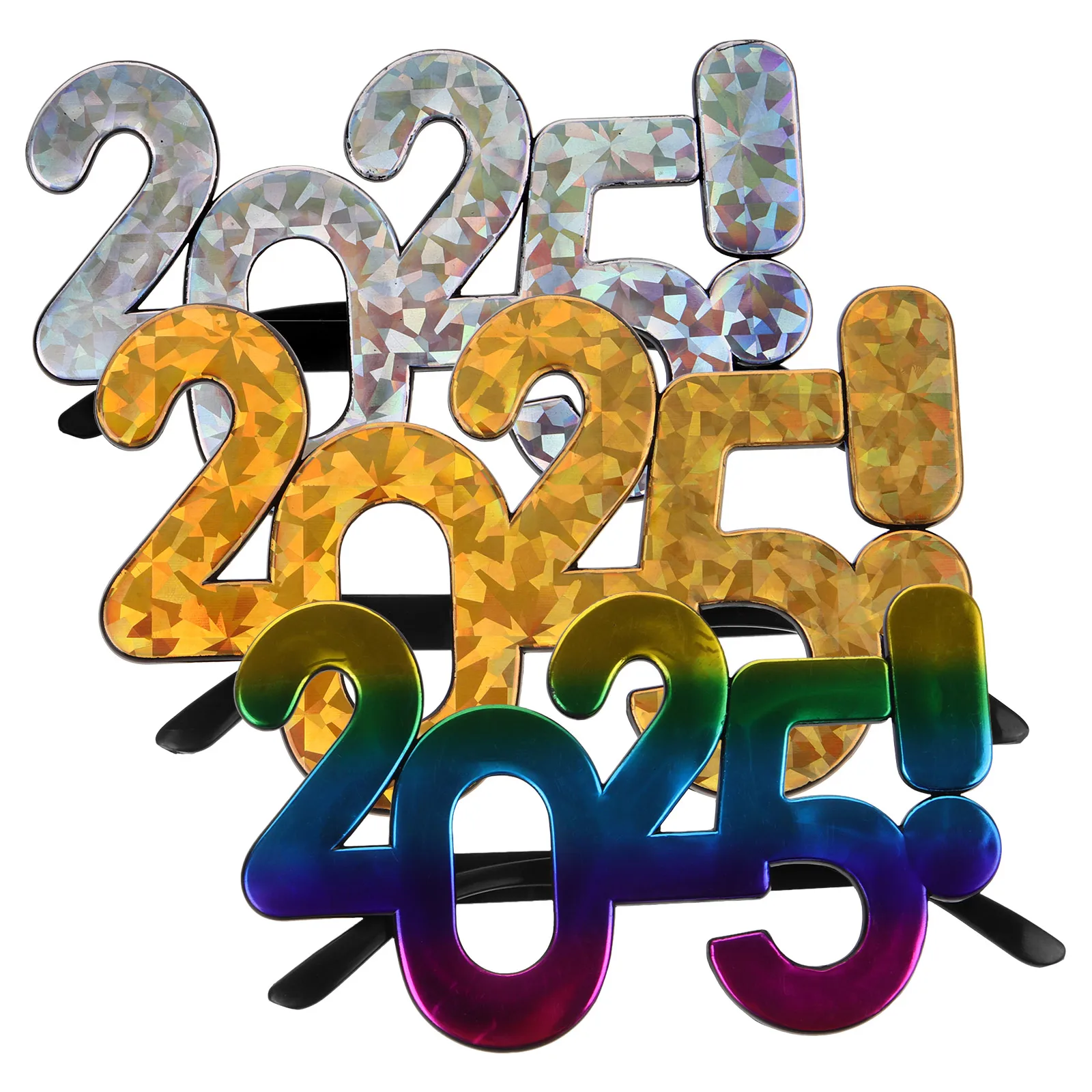 Funny Glasses 2025 New Year Eyewear Party Props Accessories Plastic Modeling Wear Supplies Novel Design Bright Stylish 
Funny Glasses 2025 New Year Eyewear Party Props Accessories Plastic Modeling Wear Supplies Novel Design Bright Stylish