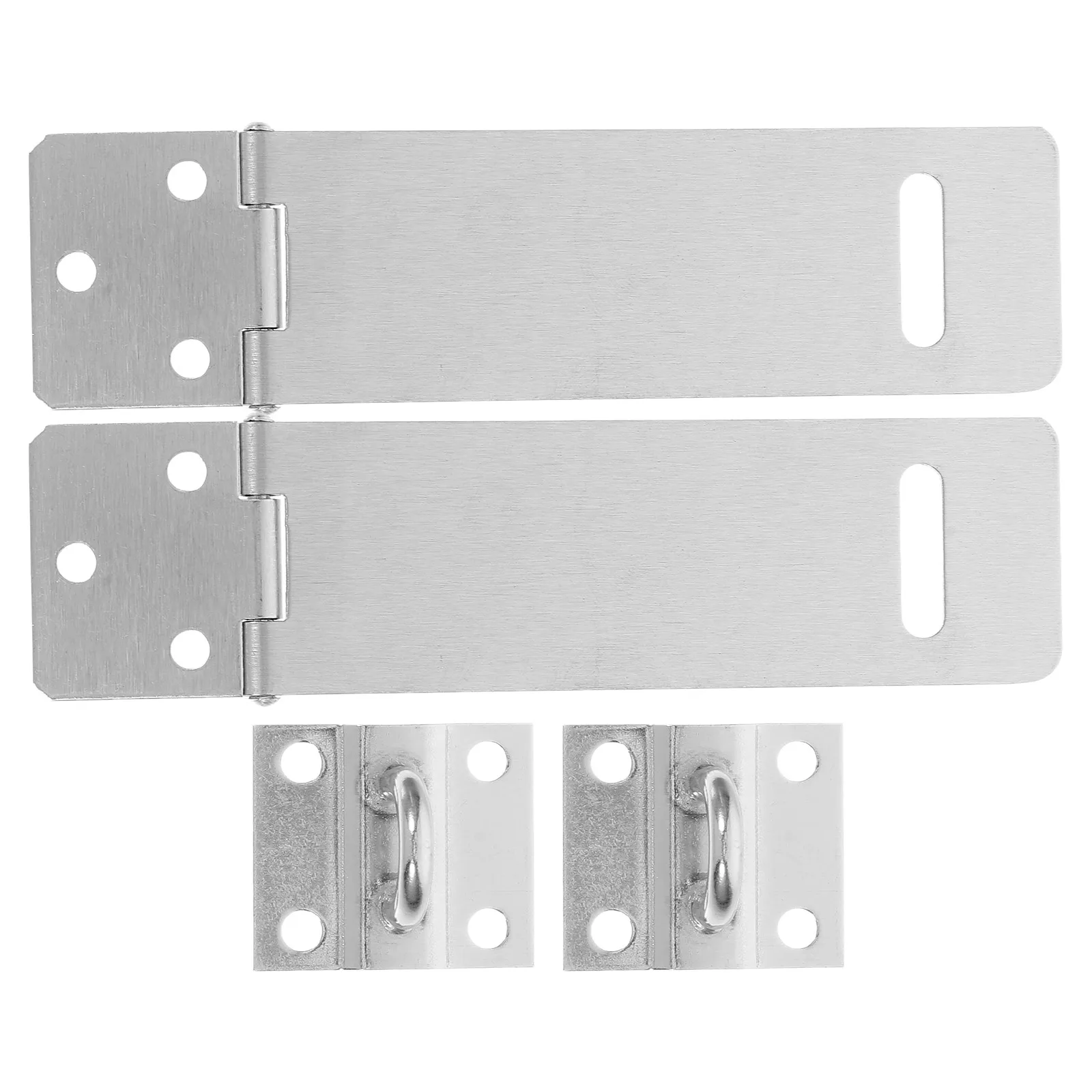 2 Sets Door Security Latch Black Stainless Steel Chain Lock Cabinet Hasp Gate Latches Wooden Doors Easy Practical
2 Sets Door Security Latch Black Stainless Steel Chain Lock Cabinet Hasp Gate Latches Wooden Doors Easy Practical