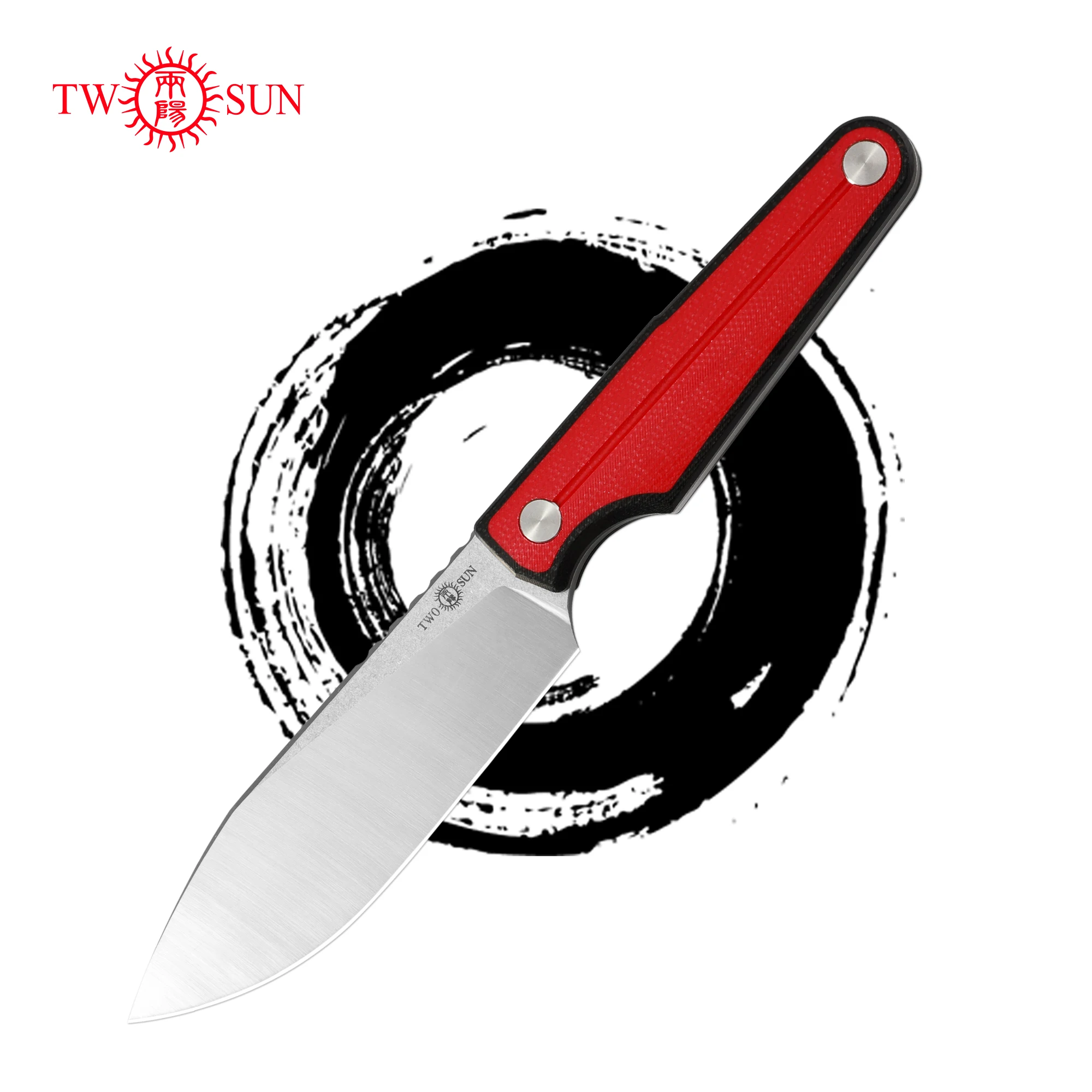 TWOSUN TS519 Нож с фиксированным лезвием и ножны 14C28N Атласный нож G10 Лезвие Coltello Режущий инструмент для кемпинга Открытый охотничий EDC
TWOSUN TS519 Нож с фиксированным лезвием и ножны 14C28N Атласный нож G10 Лезвие Coltello Режущий инструмент для кемпинга Открытый охотничий EDC