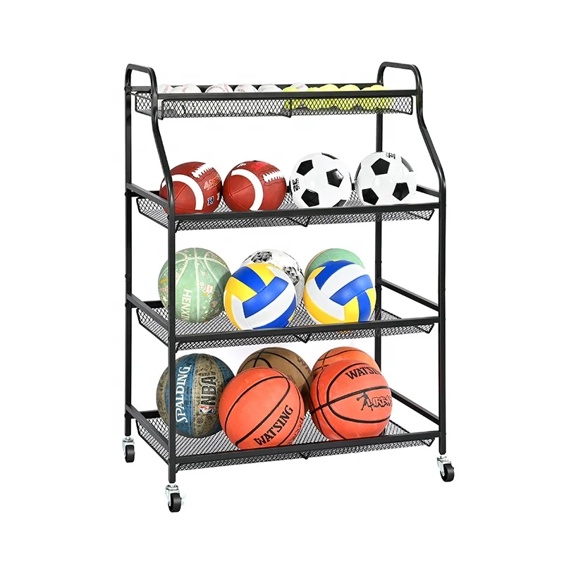 Household Basketball Rack Ball Sports Equipment Storage Rolling Rack Large Capacity Garage Sports Equipment Organizer
Household Basketball Rack Ball Sports Equipment Storage Rolling Rack Large Capacity Garage Sports Equipment Organizer