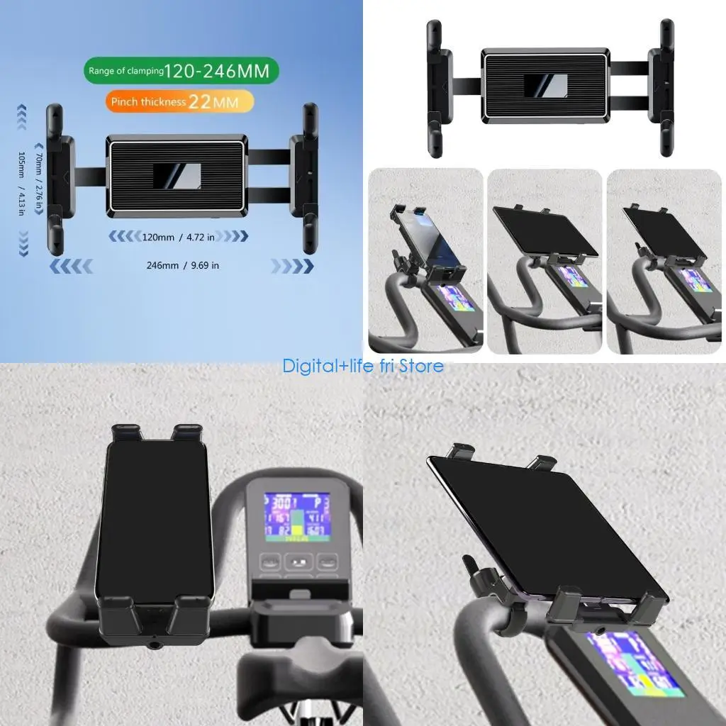 E06D Gym Friendly Tablet Bracket Rack For Bikes, Treadmills, Adjustable Viewing
E06D Gym Friendly Tablet Bracket Rack For Bikes, Treadmills, Adjustable Viewing
