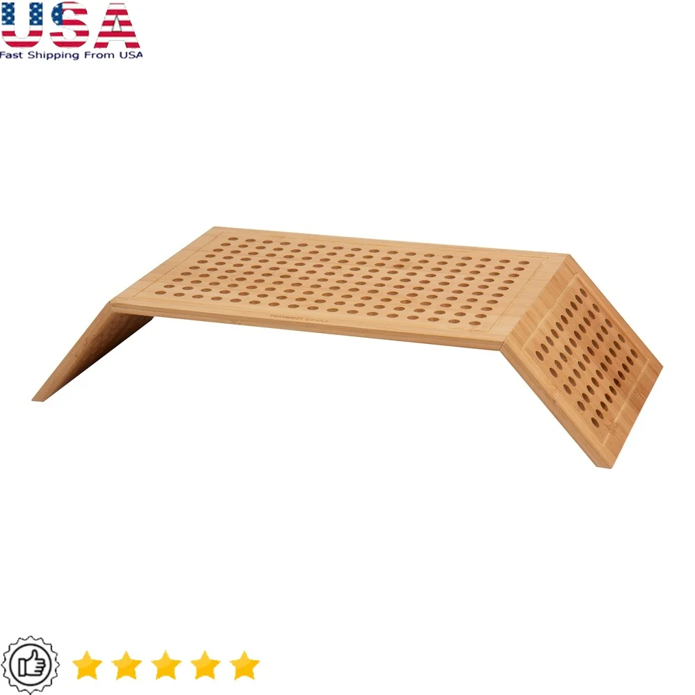 Ventilated Monitor Stand Laptop Riser Desk Organizer Ergonomic Design Declutter Workspace Compatible with Printers and TVs
Ventilated Monitor Stand Laptop Riser Desk Organizer Ergonomic Design Declutter Workspace Compatible with Printers and TVs