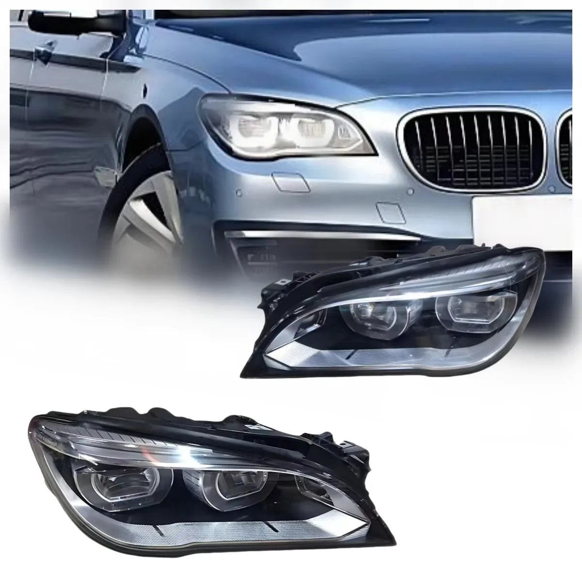 Высококачественная оригинальная белая фара 12В для BMW 7 серии F01/F02 2013-2015, цветовая температура 6000K
Высококачественная оригинальная белая фара 12В для BMW 7 серии F01/F02 2013-2015, цветовая температура 6000K
