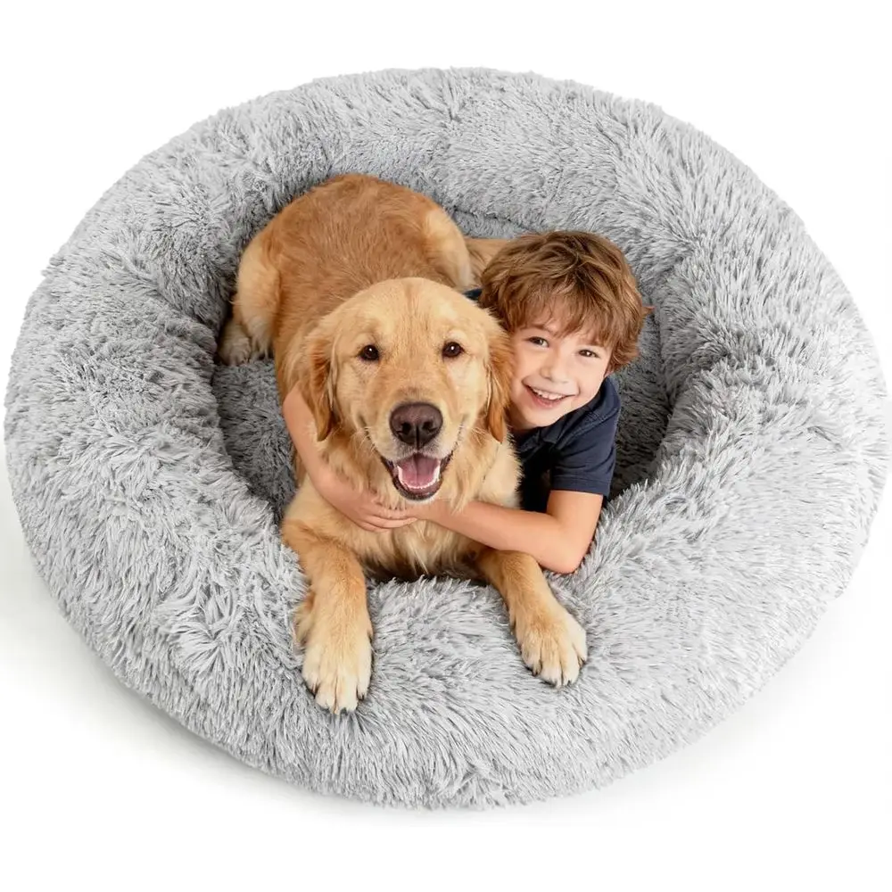 Calming Donut Pet Bed with Extra Large Thick Orthopedic oam Cooling Gel Dog Bed XXL Waterproo Cover with Removable Washable,Gian
Calming Donut Pet Bed with Extra Large Thick Orthopedic oam Cooling Gel Dog Bed XXL Waterproo Cover with Removable Washable,Gian
