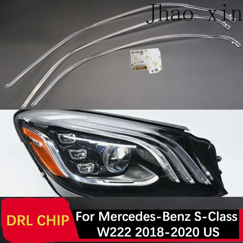 For Mercedes-Benz S-Class W222 Car Headlights DRL CHIP Lamp Tube 2018-2020 US White Light Circuit Board Angel Eye Ballast Module
For Mercedes-Benz S-Class W222 Car Headlights DRL CHIP Lamp Tube 2018-2020 US White Light Circuit Board Angel Eye Ballast Module