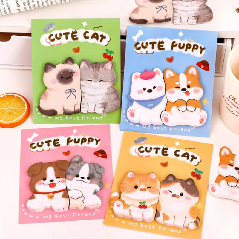 40pcs/lot Creative Cat Dog Animal Memo Pad Sticky Notes Cute N Times Stationery Label Notepad Bookmark Post School Supplies
40pcs/lot Creative Cat Dog Animal Memo Pad Sticky Notes Cute N Times Stationery Label Notepad Bookmark Post School Supplies