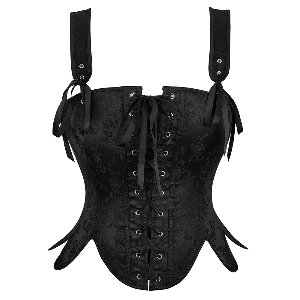 Women's Corsets and Bustiers Sexy Corset with Straps Plus Size Gothic Overbust Corset Tops Vest Vintage Corselet
Women's Corsets and Bustiers Sexy Corset with Straps Plus Size Gothic Overbust Corset Tops Vest Vintage Corselet