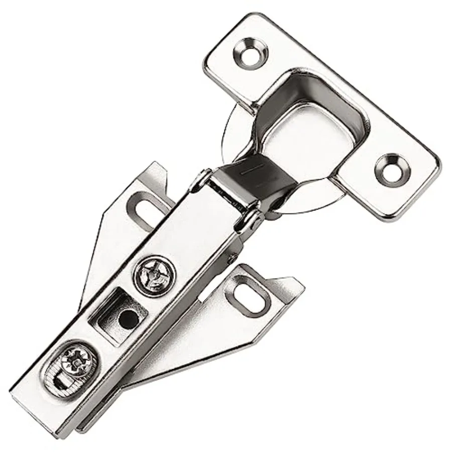 0 Pack Kitchen Cabinet Hinges for Face Frame Cabinet, Concealed Cabinet Hinges Brushed Satin Nickel with Mounting Screws
0 Pack Kitchen Cabinet Hinges for Face Frame Cabinet, Concealed Cabinet Hinges Brushed Satin Nickel with Mounting Screws