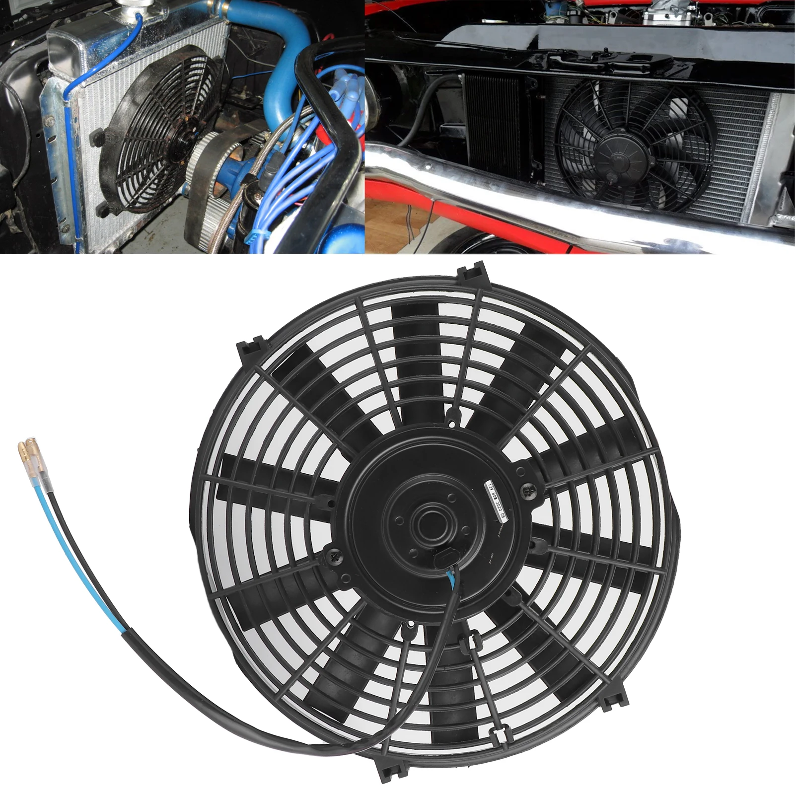 10in 12V 80W Slim Electronic Cooling Fan 2100RPM Air Rate 10 Straight Blades 10in Cooling Fan Radiators Push Pull
10in 12V 80W Slim Electronic Cooling Fan 2100RPM Air Rate 10 Straight Blades 10in Cooling Fan Radiators Push Pull