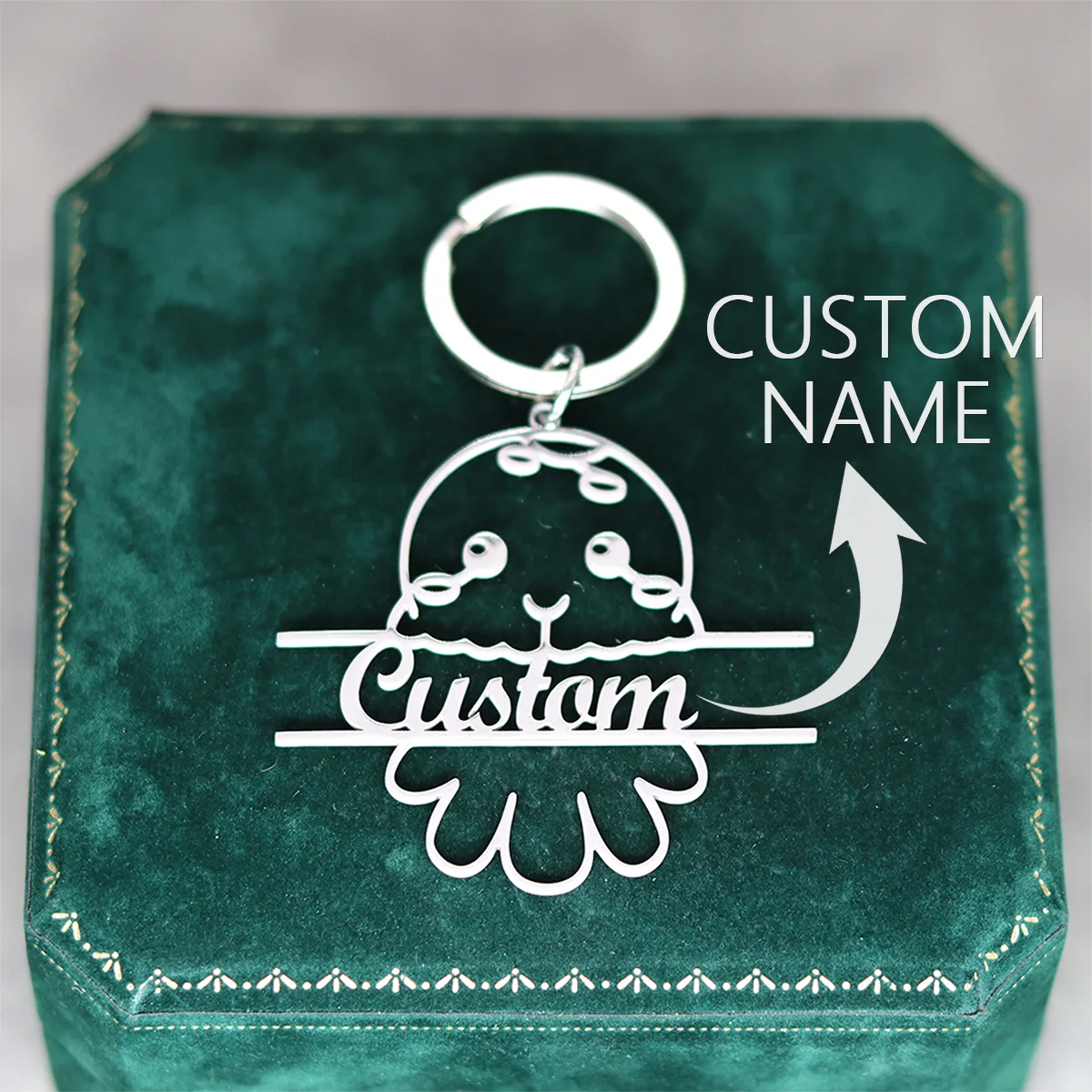 Custom Stainless Steel Animal Keychain with Custom Name Engraving Alphabet Themed Key Ring Animal Shape Single Piece Decorative
Custom Stainless Steel Animal Keychain with Custom Name Engraving Alphabet Themed Key Ring Animal Shape Single Piece Decorative