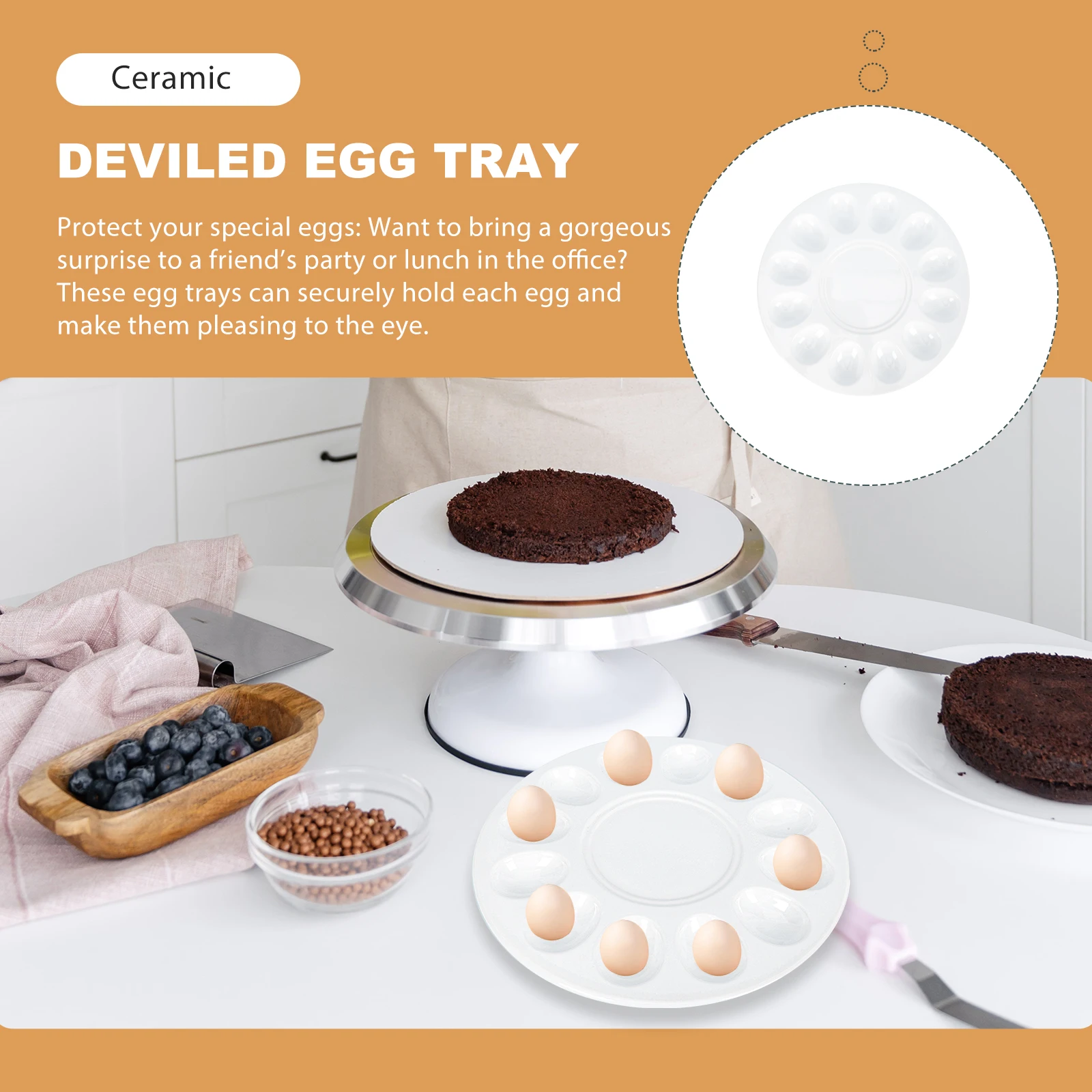 Egg Plate Storage Holder 12 Eggs Practical Fridge Tabletop Home Decor Kitchen Organizer Gift for Family Friends
Egg Plate Storage Holder 12 Eggs Practical Fridge Tabletop Home Decor Kitchen Organizer Gift for Family Friends