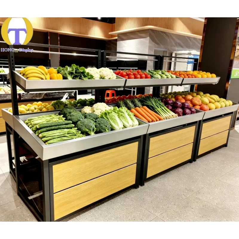 custom.Modern Heavy Duty Stainless Steel/Glass Supermarket Showcase Retail Store Shopping Mall Fruit Vegetable Display Adjus
custom.Modern Heavy Duty Stainless Steel/Glass Supermarket Showcase Retail Store Shopping Mall Fruit Vegetable Display Adjus