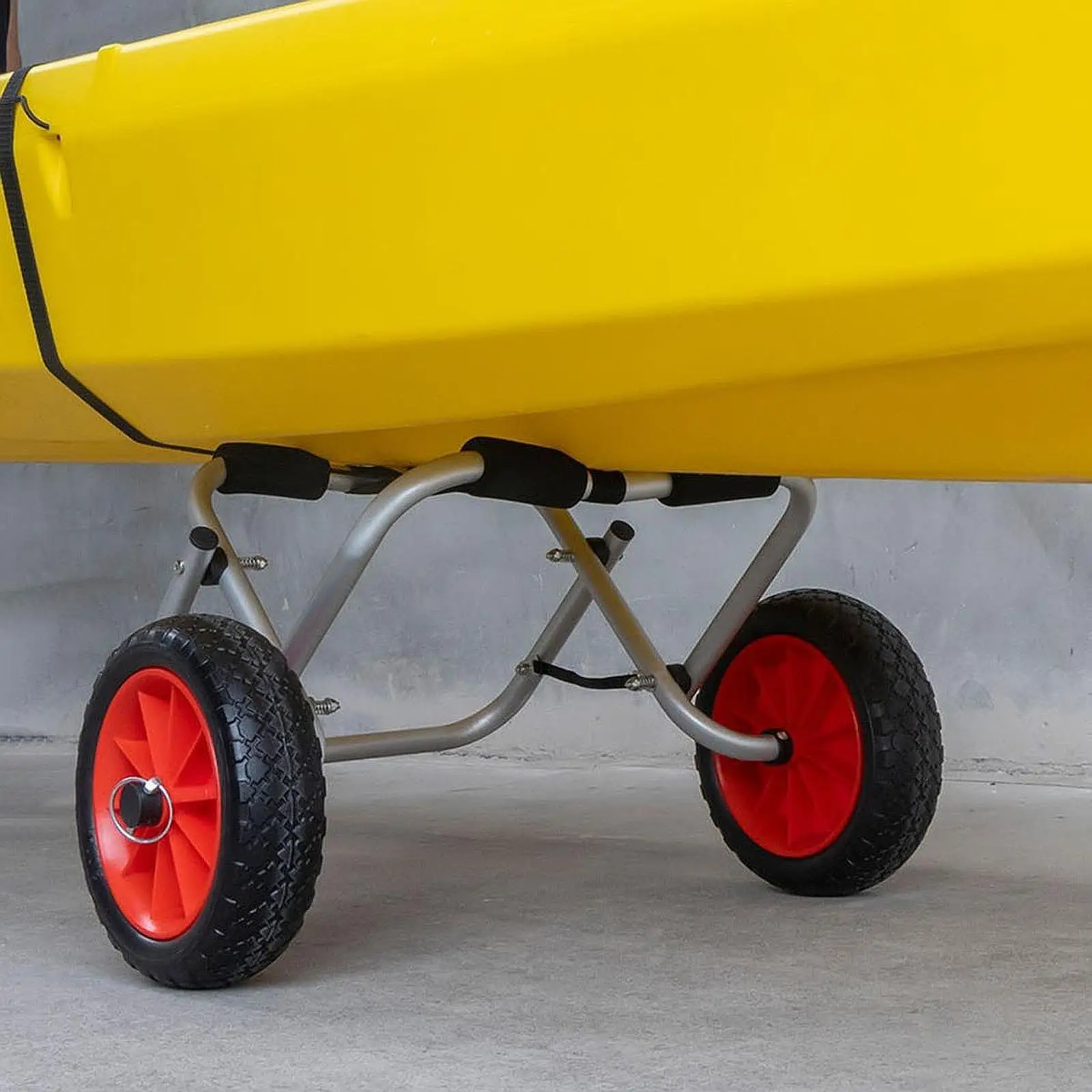 Тележка для каяка в сложенном виде, универсальный прочный практичный прицеп для каяка с морским сосудом
Тележка для каяка в сложенном виде, универсальный прочный практичный прицеп для каяка с морским сосудом