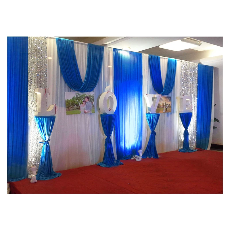 10ftx20ft Sequin Wedding Backdrop Curtain with Swag Drapery Event Party Decoration Romantic Ice Silk Glitter Stage Curtains
10ftx20ft Sequin Wedding Backdrop Curtain with Swag Drapery Event Party Decoration Romantic Ice Silk Glitter Stage Curtains