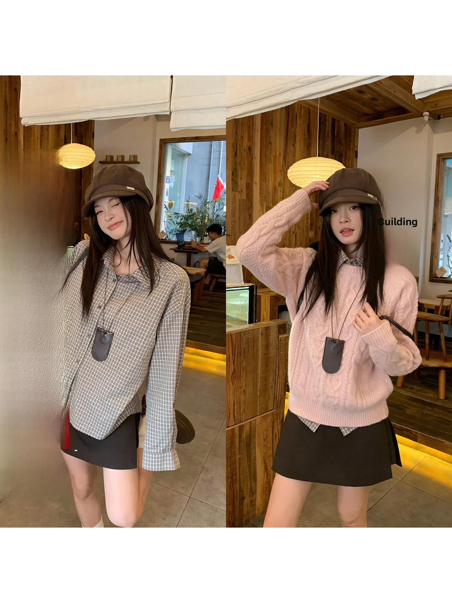 Свободные длинные све клетчатые женские внутренние костюмы в Корейском стиле, осень-зима, новый дизайн Lazy Feel Sos Design Cuff irt
Свободные длинные све клетчатые женские внутренние костюмы в Корейском стиле, осень-зима, новый дизайн Lazy Feel Sos Design Cuff irt