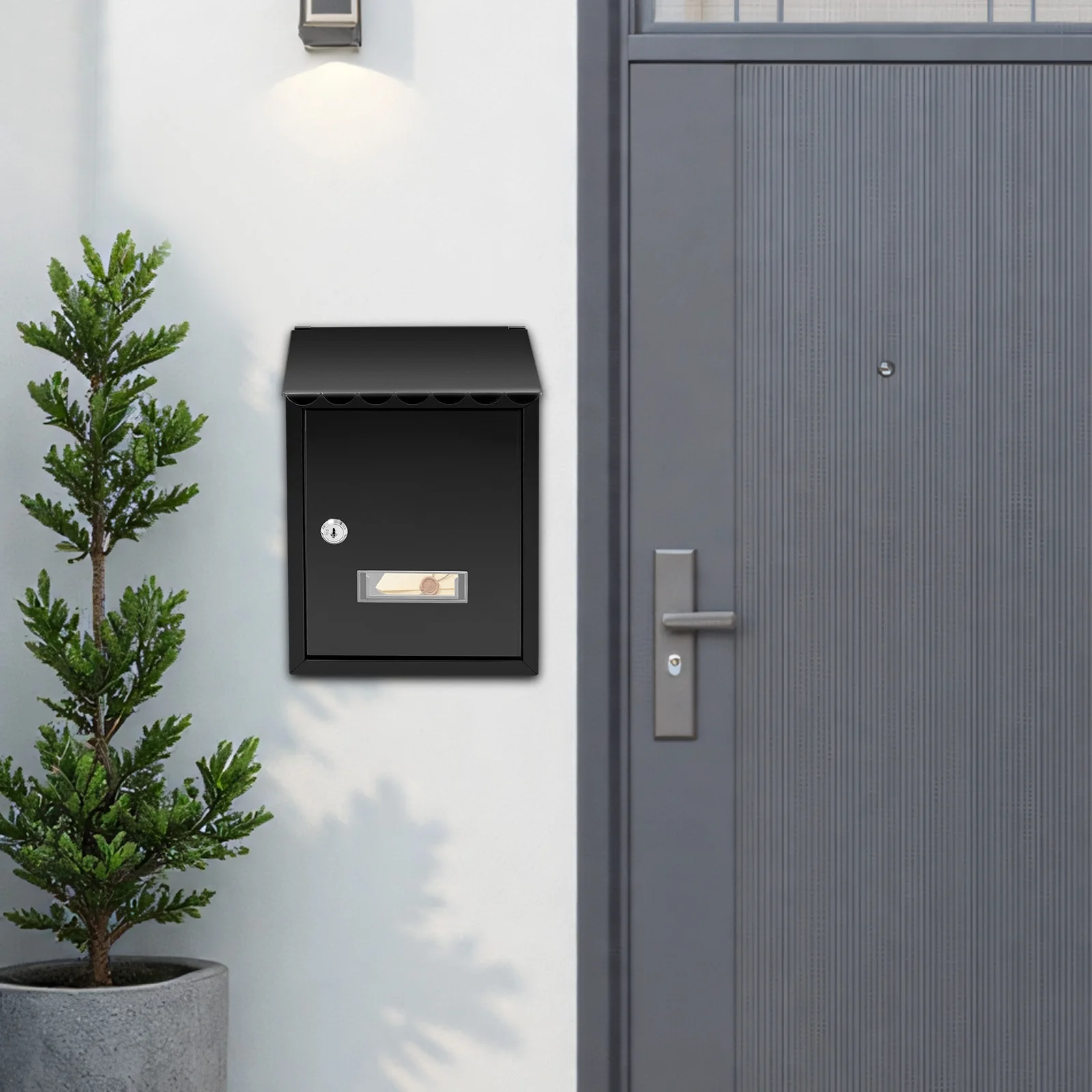 Настенный почтовый ящик из оцинкованной стали, современный почтовый ящик для дома, устойчивый к ржавчине металлический почтовый ящик для домов и квартир
Настенный почтовый ящик из оцинкованной стали, современный почтовый ящик для дома, устойчивый к ржавчине металлический почтовый ящик для домов и квартир