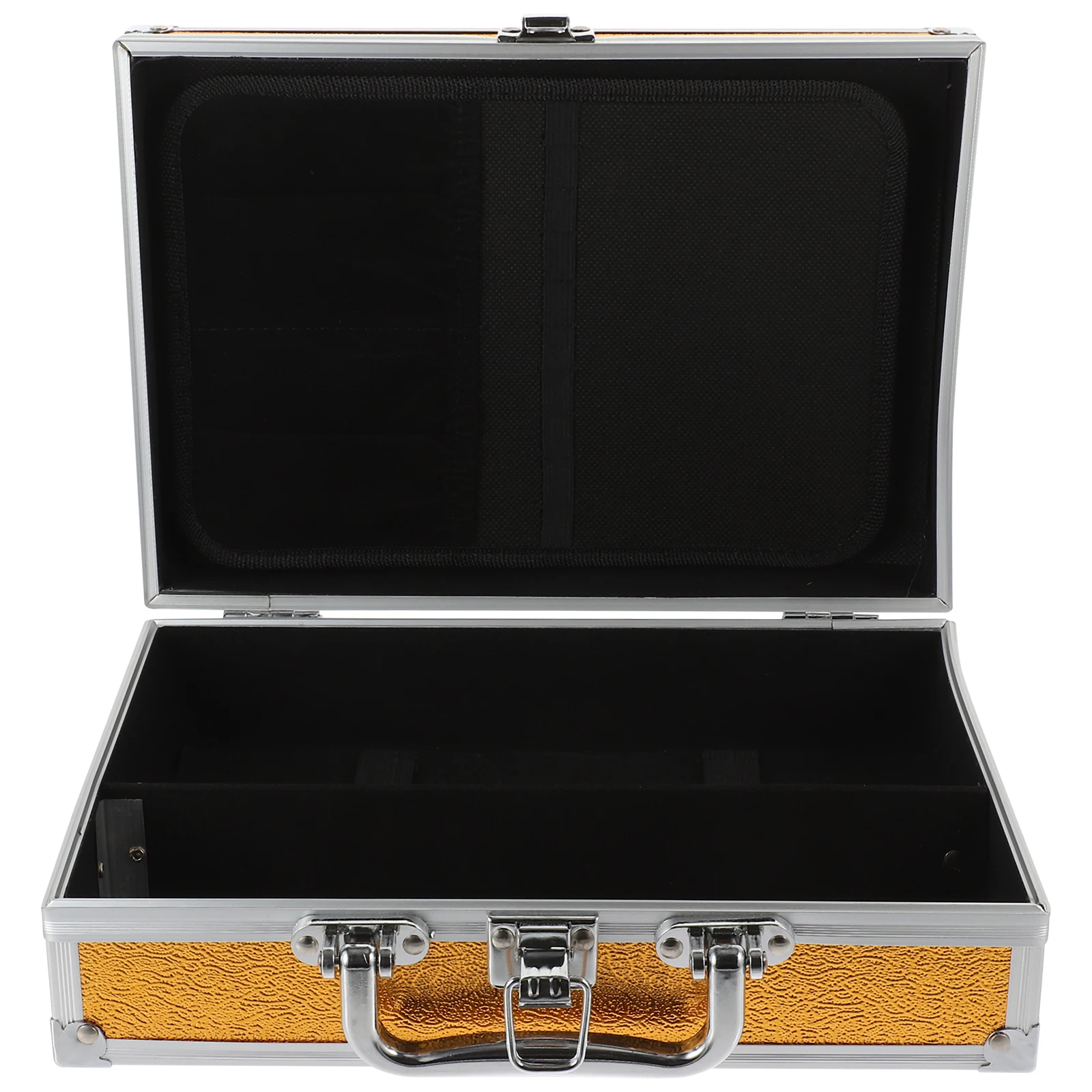 Aluminum Case Instrument Storage Box Portable Organizer Travel Hard Briefcase for Men Alloy Tool Box Silver Sturdy Frame
Aluminum Case Instrument Storage Box Portable Organizer Travel Hard Briefcase for Men Alloy Tool Box Silver Sturdy Frame