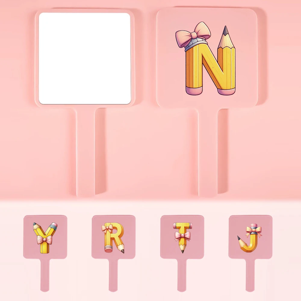 Square Waterproof Makeup Mirror Lightweight Beauty Tools Suitable for Women Pencil Initial Name 26 Letters Pattern
Square Waterproof Makeup Mirror Lightweight Beauty Tools Suitable for Women Pencil Initial Name 26 Letters Pattern